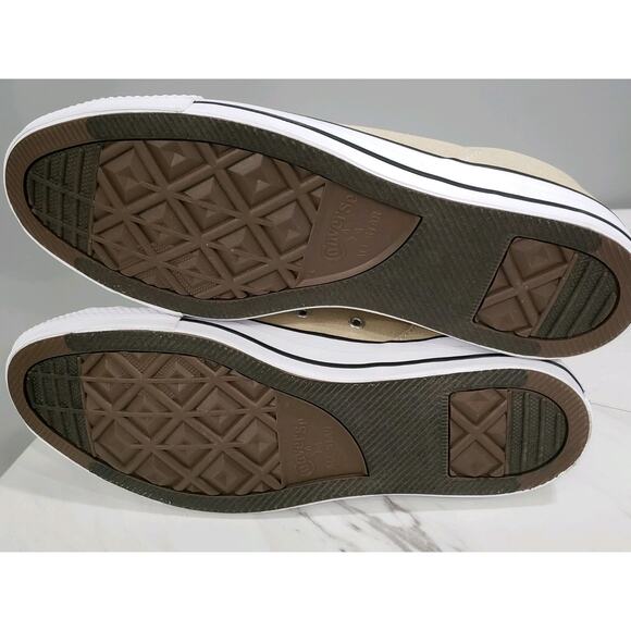 NEW Converse Men's CTAS High Street Ox‎ Nutty Granola Size 11 Taupe Sneakers - Picture 6 of 8